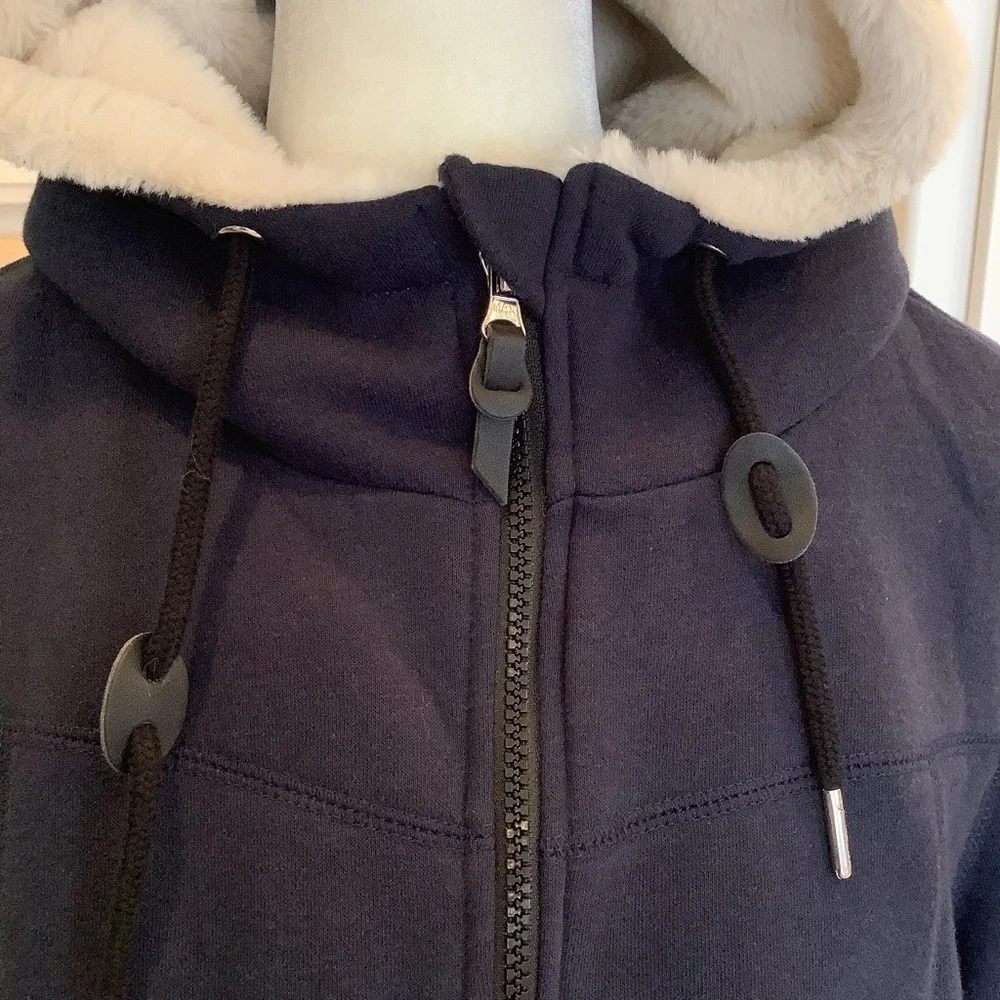 1 Madison Blue Hooded Jacket Size XL